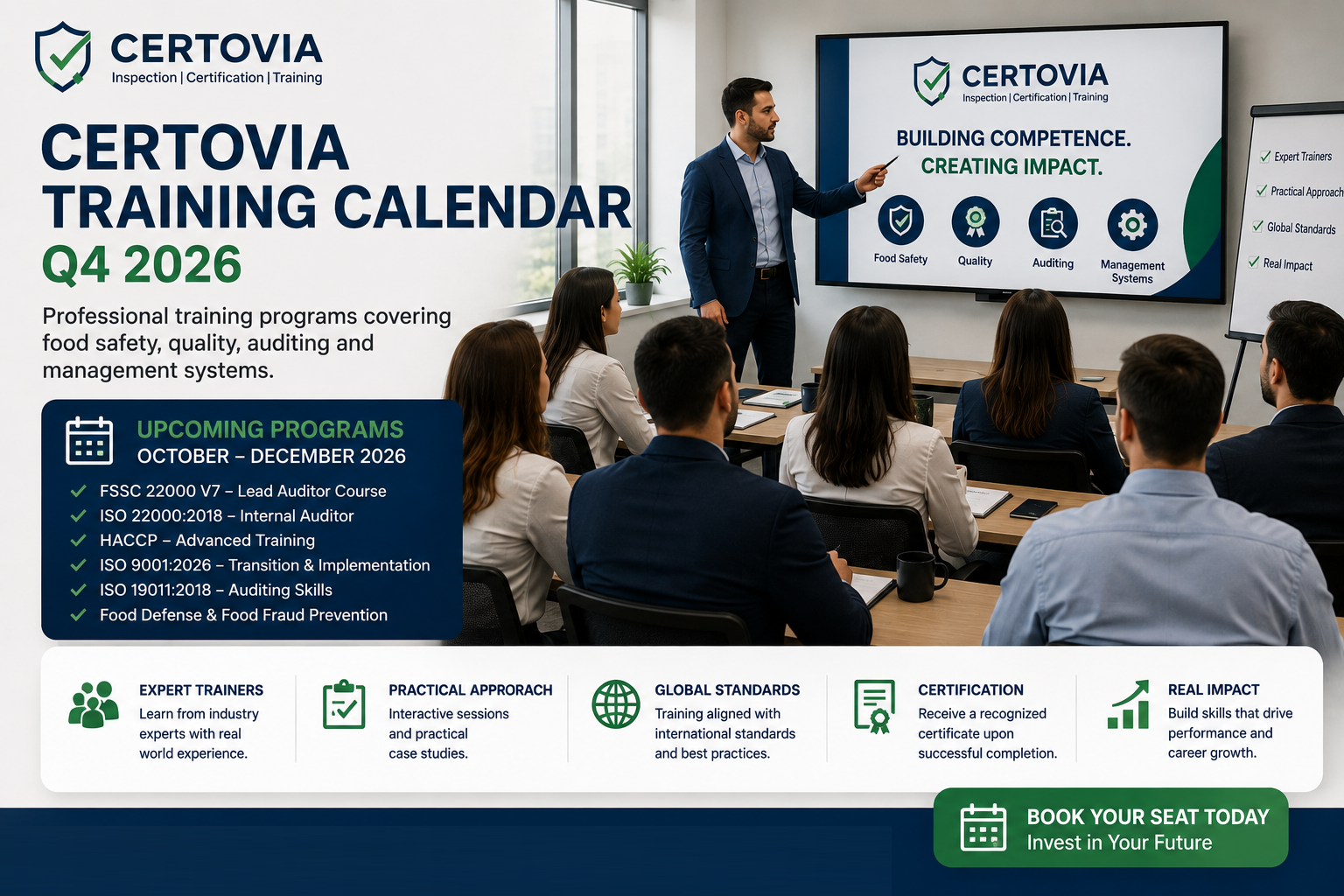 News Certovia Training Calendar Q4 2026