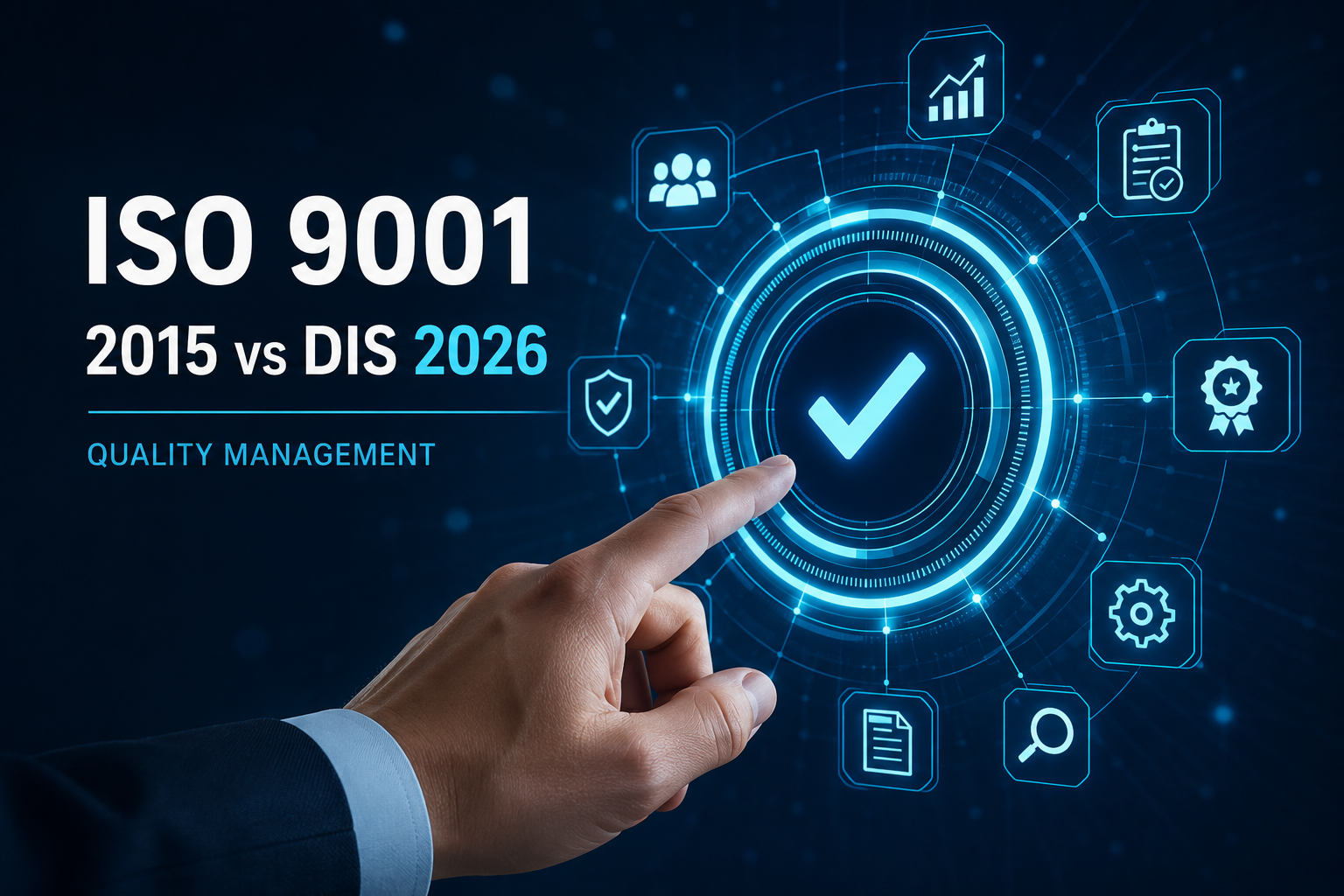 مقارنة بين ISO 9001:2015 و ISO/DIS 9001:2026